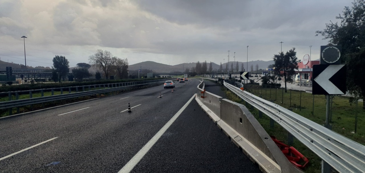 Chiusura notturna A1: Pontecorvo in uscita per lavori