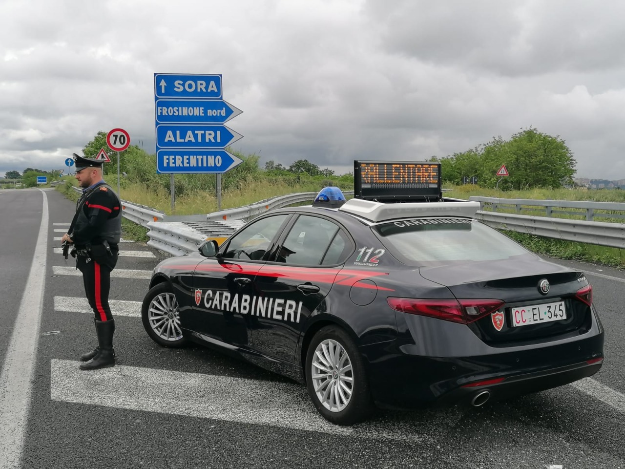 Arrestato per minacce e aggressione a Carabiniere