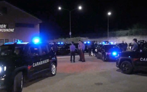 Smantellato clan familiare nel Cassinate: 20 arresti e sequestri