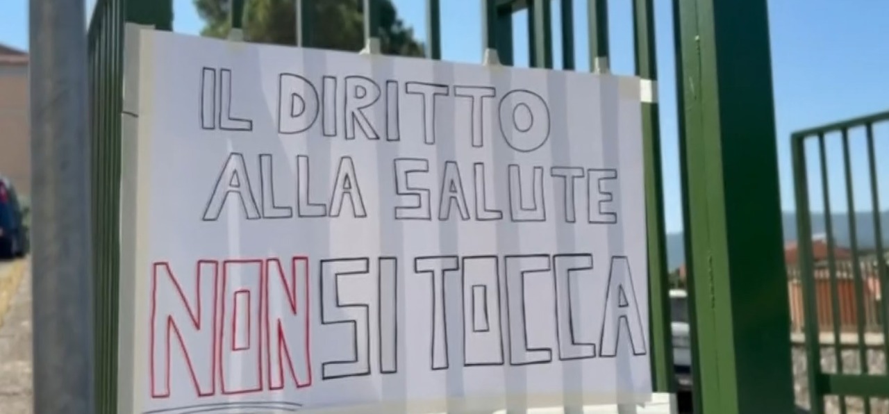 Presidio contro la chiusura del Pat a Ceccano