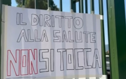 Presidio contro la chiusura del Pat a Ceccano