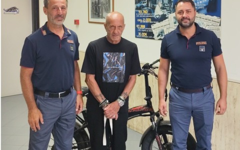 Bicisicurezza: recuperata e restituita bici elettrica rubata