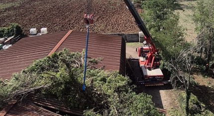 Maltempo nel Cassinate: superlavoro per i Vigili del Fuoco