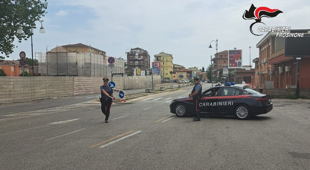 Sicurezza a Frosinone, il bilancio dei controlli di agosto