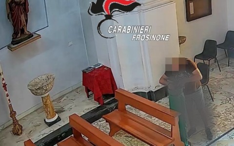 Furto in chiesa a Pontecorvo, denunciato il presunto autore