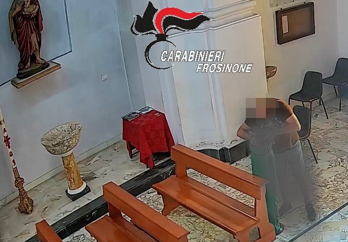 Furto in chiesa a Pontecorvo, denunciato il presunto autore