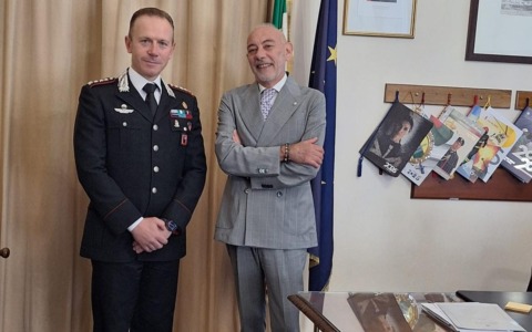 Il Prefetto Ranieri incontra il nuovo comandante Zara
