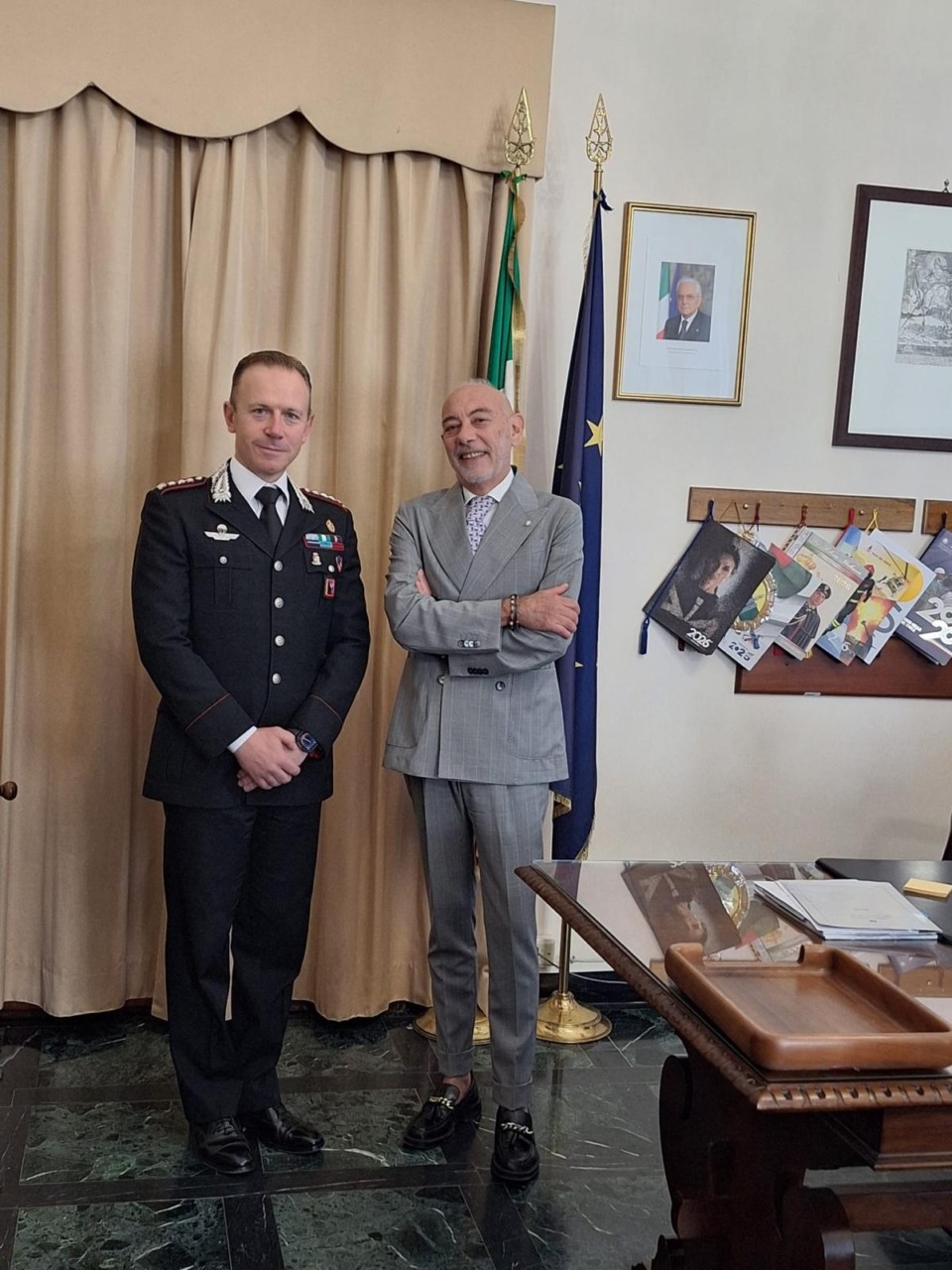 Il Prefetto Ranieri incontra il nuovo comandante Zara