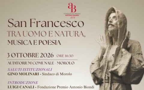 San Francesco, a Morolo un incontro tra natura, arte e poesia