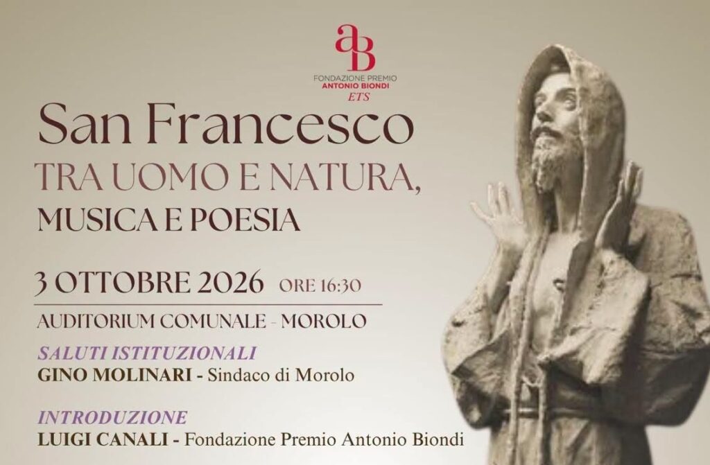 San Francesco, a Morolo un incontro tra natura, arte e poesia